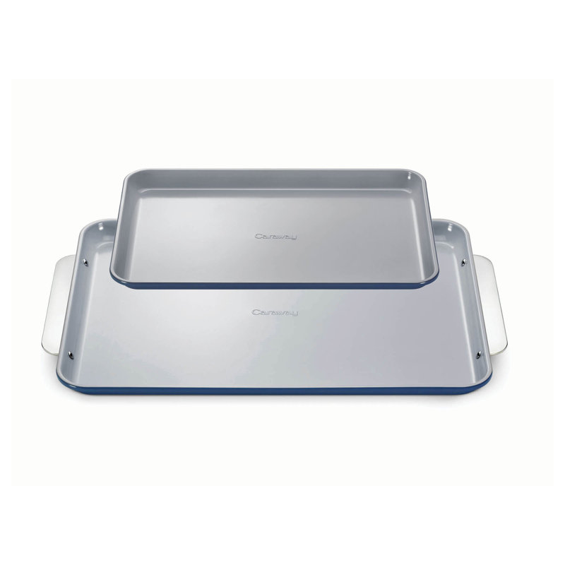 Caraway Nonstick Ceramic Baking Sheet Duo, Navy