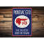 Plaque en aluminium Pontiac GTO-641025162