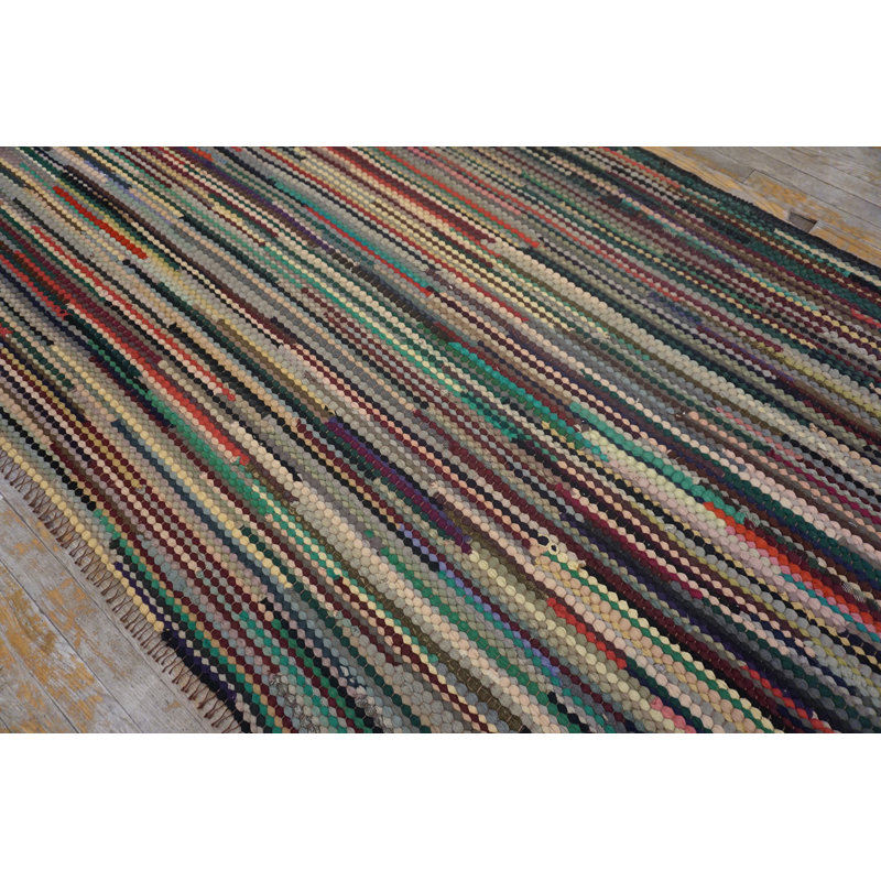 Tapis américain en laine multicolore Allover