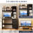 MDF Computer Desk with Built-In Electrical Outlet-1863977336