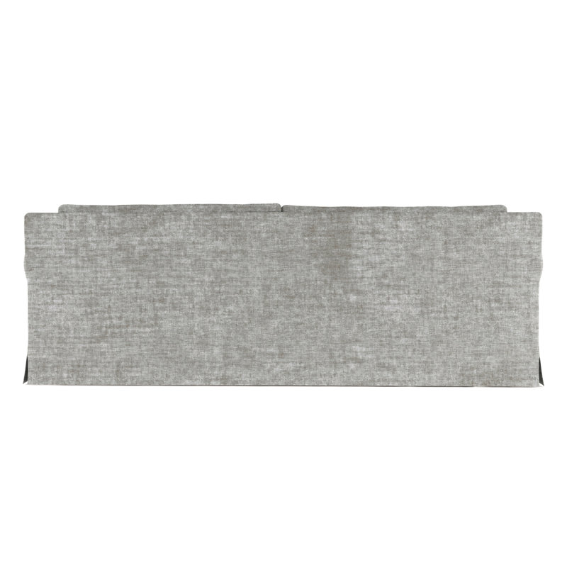 Sofa, Linen Blue Print, 34" H x 72" W x 38" D