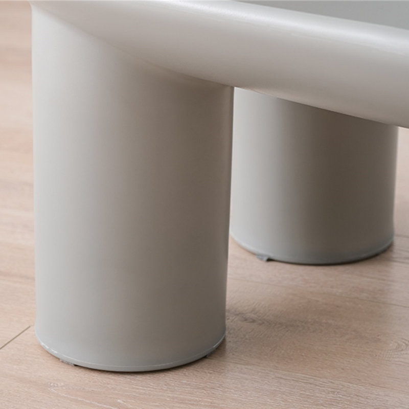 Banc moderne et simple, Gris