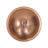 Hammered Copper Birdbath with Wall Mount Bracket