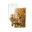 Mosaic 1-Light Wall Sconce In Antique Gold-161748492