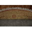 Tapis traditionnel artisanal rond 8 x 8 avec motifs ornés