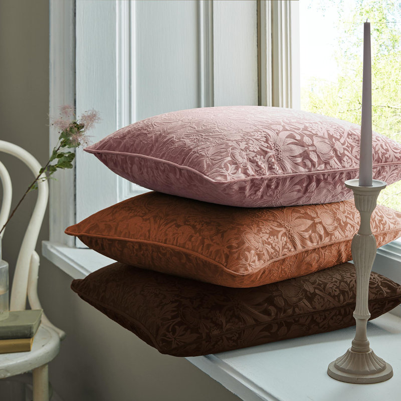 Square Cushion, Yellow/Orange