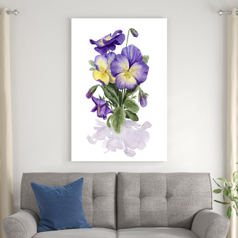 Viola Pansies II, H 48 po x l 32 po