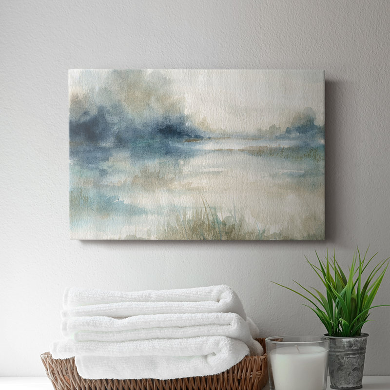 Still Still Waters II -Galery Enveloppé Cavas, H 40 po x l 60 po