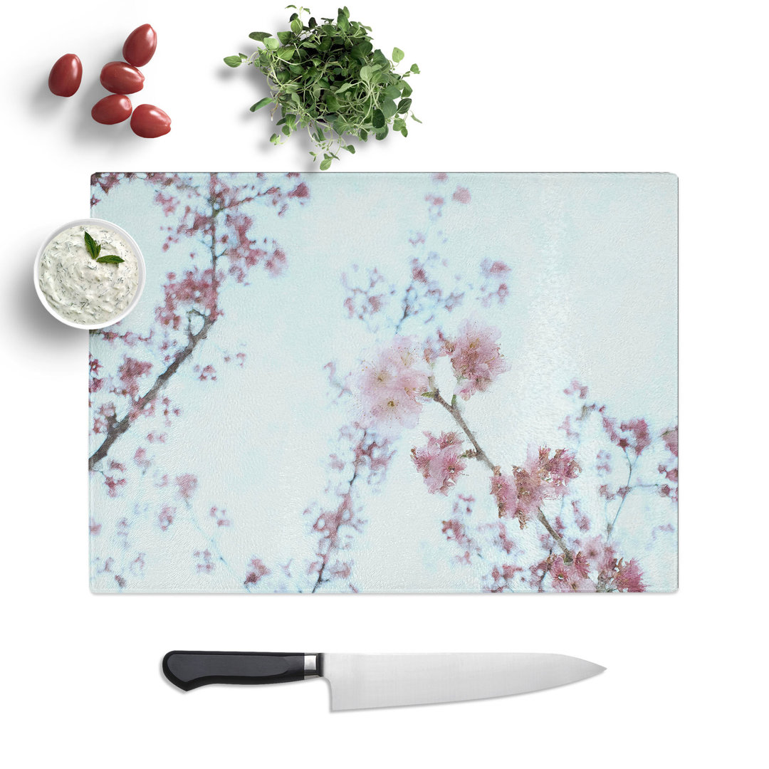 Eye of the Cherry Blossom Tree Painting Chopping Board