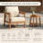 3-Piece Scandinavian Outdoor Bistro Set