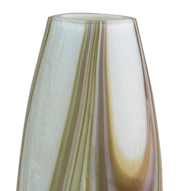 Colberg 13.75'' Handmade Glass Table Vase