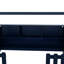 Lit simple avec rangement à DEL et rangement utile - bleu marine-1435168611