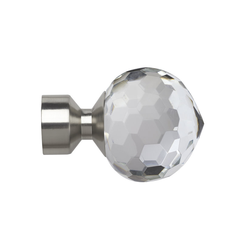 Coen 21.59cm Finial, Satin Silver