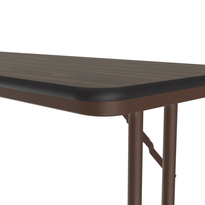 Rectangle 3 Person Training Table, Brown, Medium Oak, 29" H x 96" L x 18" W