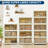 144QT-630QT Stackable Storage Bins with Magnetic Doors & Wheels, Foldable Plastic Storage Drawers-2048029345