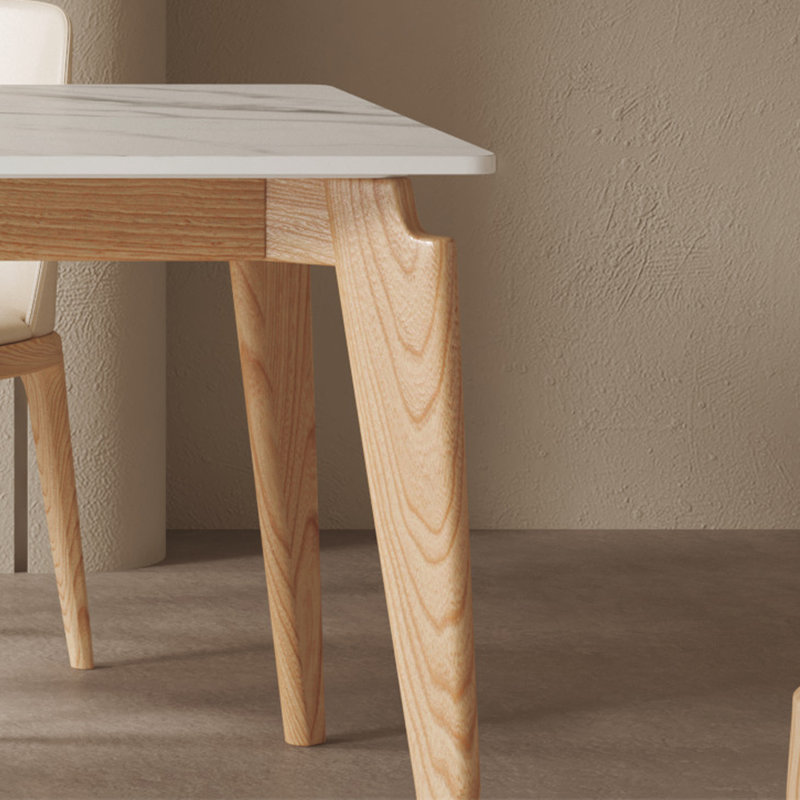 Nordic rectangular dining table, 29.53”H x 55.12”L x 31.5”W
