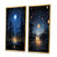 «Native Art Blue Celestial Guardians», 2 pièces-829116220-829116162