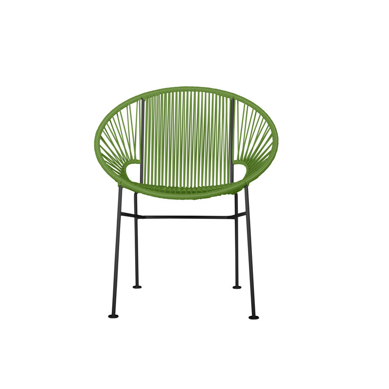 Chaise de salle à manger Concha, Noir, Cactus