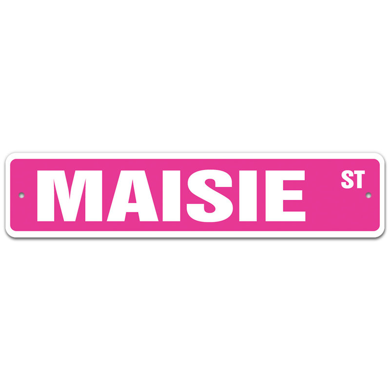 Maude Aluminum Text & Numbers Wall Decor, 6" H x 24" W x 0.1" D