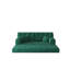 Lit confortable convertible de 78,8 pouces avec plancher de bloc de pudding modulaire - debout pour le salon et la chambre à coucher, tissu en velours côtelé lavable amovible, profondeur d'assise de 70 cm, formes variables, trois