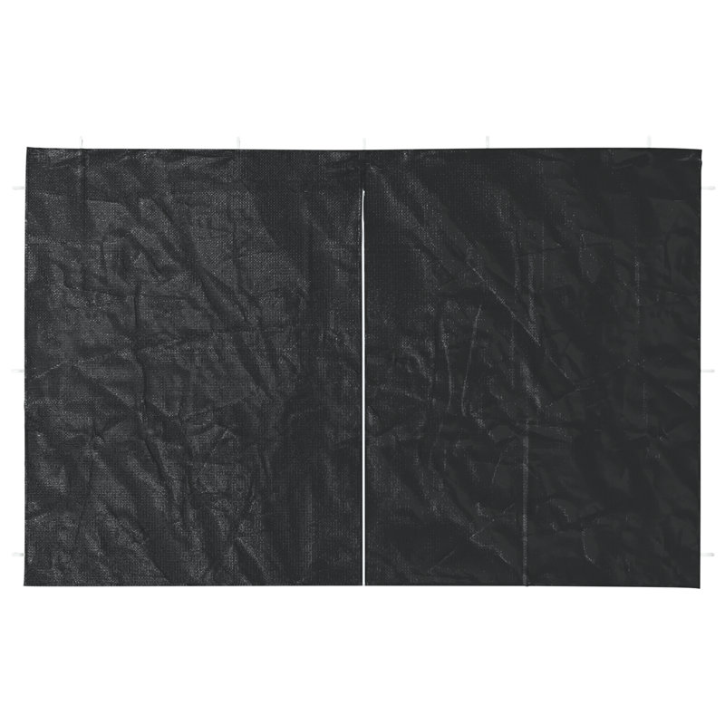 Freeport Park Plastic Side Wall for Gazebo, Anthracite