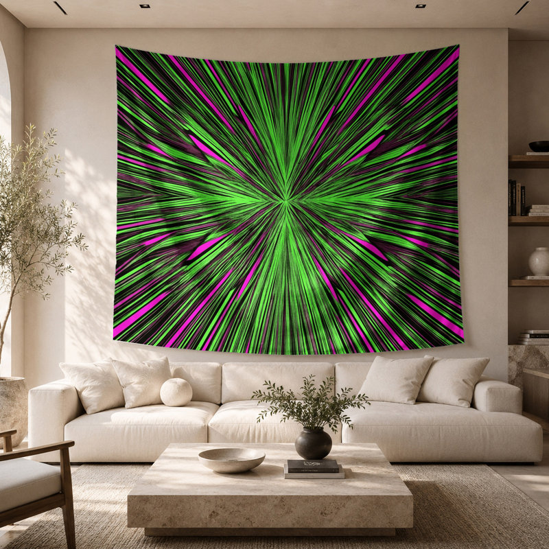 Tapisserie murale Op Art 19, 68 po x 80 po