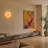 Magma Glass Flush Mounted Sconce