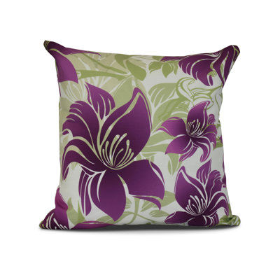 Vathylakas Tree Mallow Square Pillow Cover and Insert