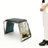 Padded Shoe Fitting Bench with Mirrors