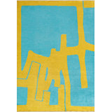 Modern Abstract Graffiti Area Rug