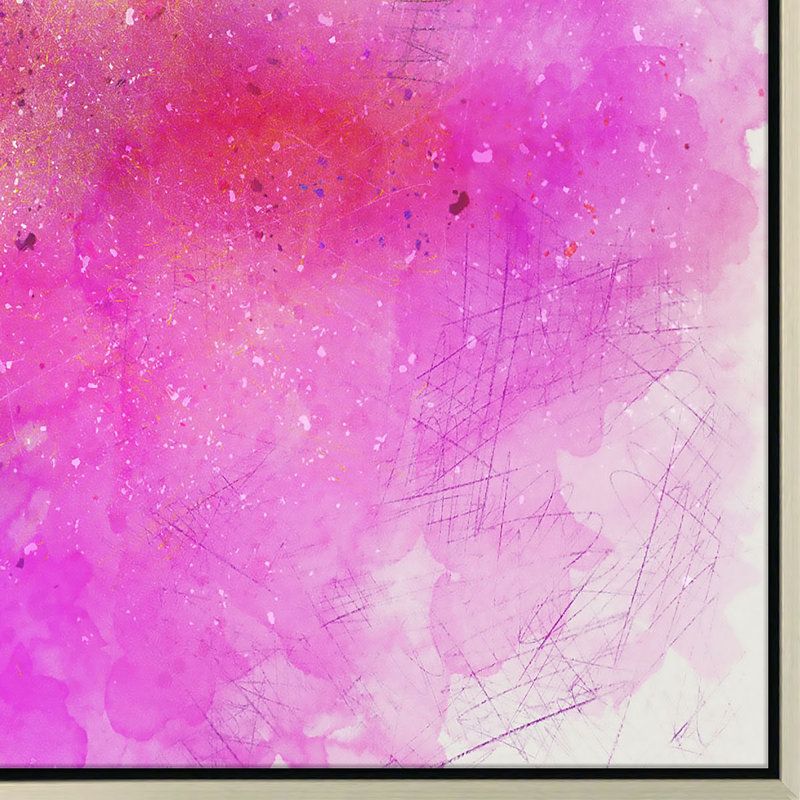 Colorful Abstract Splatter Giclee On Canvas
