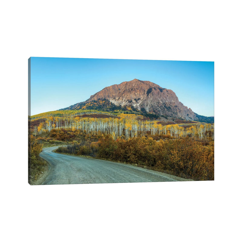 Autumn On Marcelina Mountain 1 Piece Wrapped Canvas Wall Art, 101.6 cm H x 66.04 cm W x 3.175 cm D