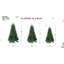 Arbre de Noël en PE et PVC floqué-304490402