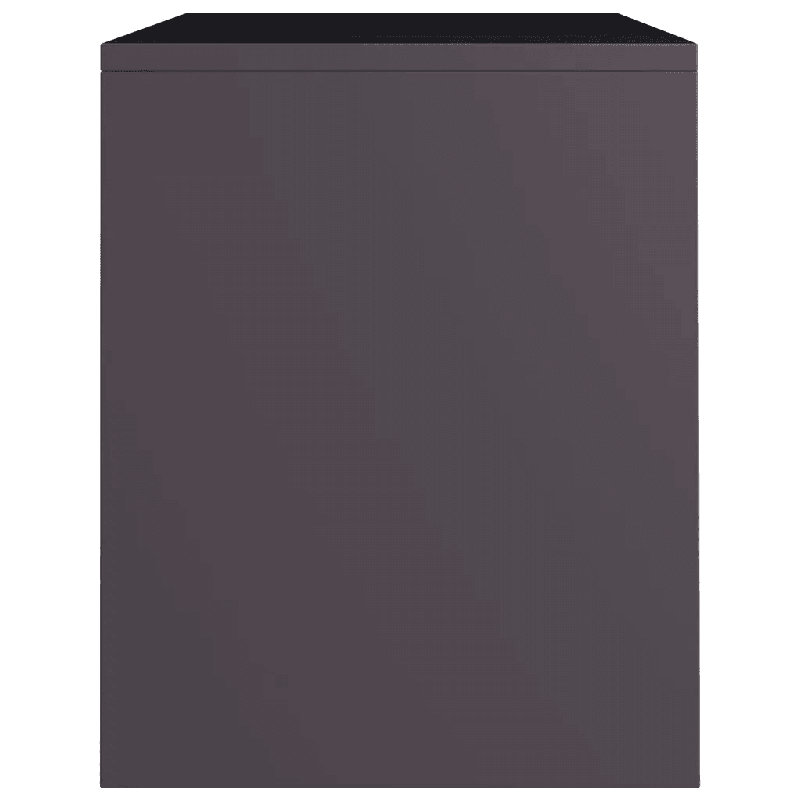 Reston 40cm W Manufactured Wood Bedside Table, Grey, Individual