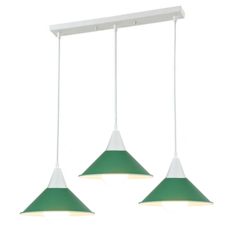 Whiting 3 - Light Kitchen Island Pendant, Green