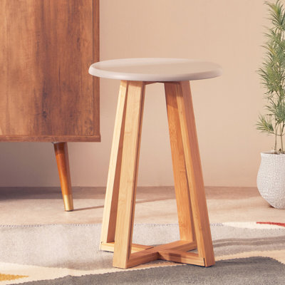 Adair Solid Wood Accent Stool