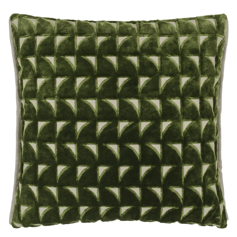 Marquise Decorative Pillow, Fern Geometric