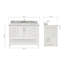 Magnolia Bath Vanity Rectangular Basin S061SCW2R-1243873155-1235086360-1235086362