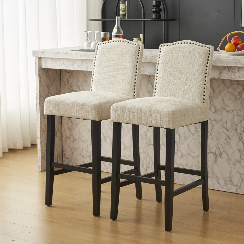 Ensemble de 2 tabourets de bar seulement, sans les tables