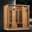 Dynamic Infrared Dynamic Saunas 4 - Person Bluetooth Compatible FAR Infrared Sauna in Hemlock