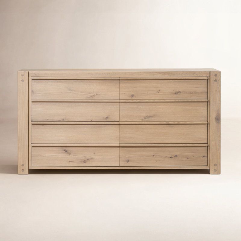 Emmer 8 Drawer Dresser-Aged Smoked Oak