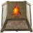 Rustic Lodge Flush Mounted Sconce