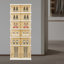 Armoire à chaussures pliante rectangulaire sur pieds avec roues-1769839645