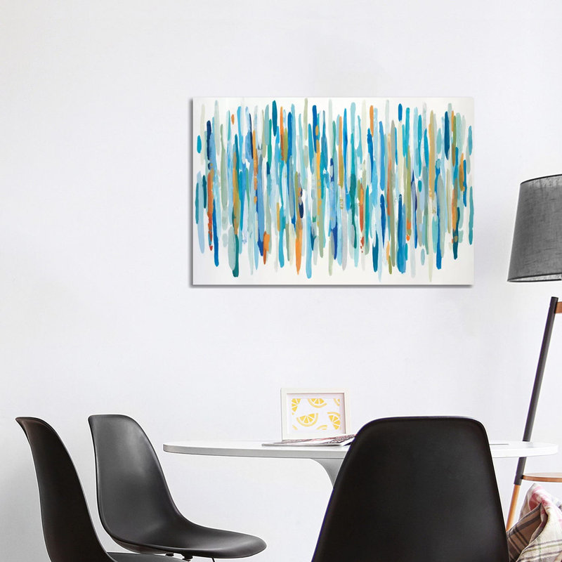 «Optimism» par Randy Hibberd - peinture sur toile tendue, H 26 po x l 40 po x 1,5 po