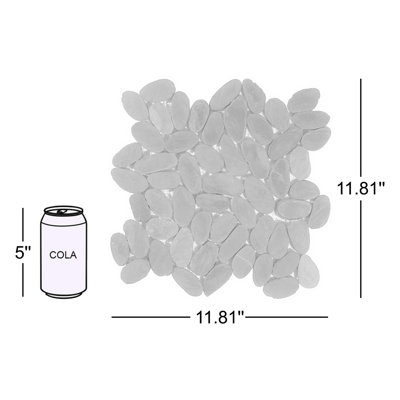 Carrelage de sol et de mur en pierre naturelle 11,81 po x 11,81 po