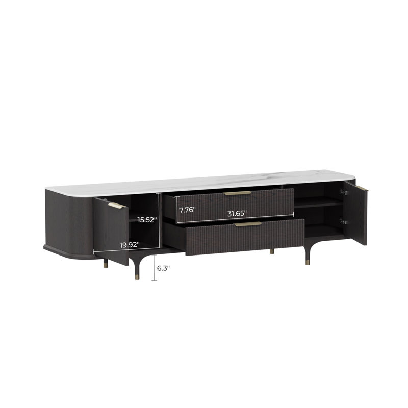 Meuble télé avec rangement Remy