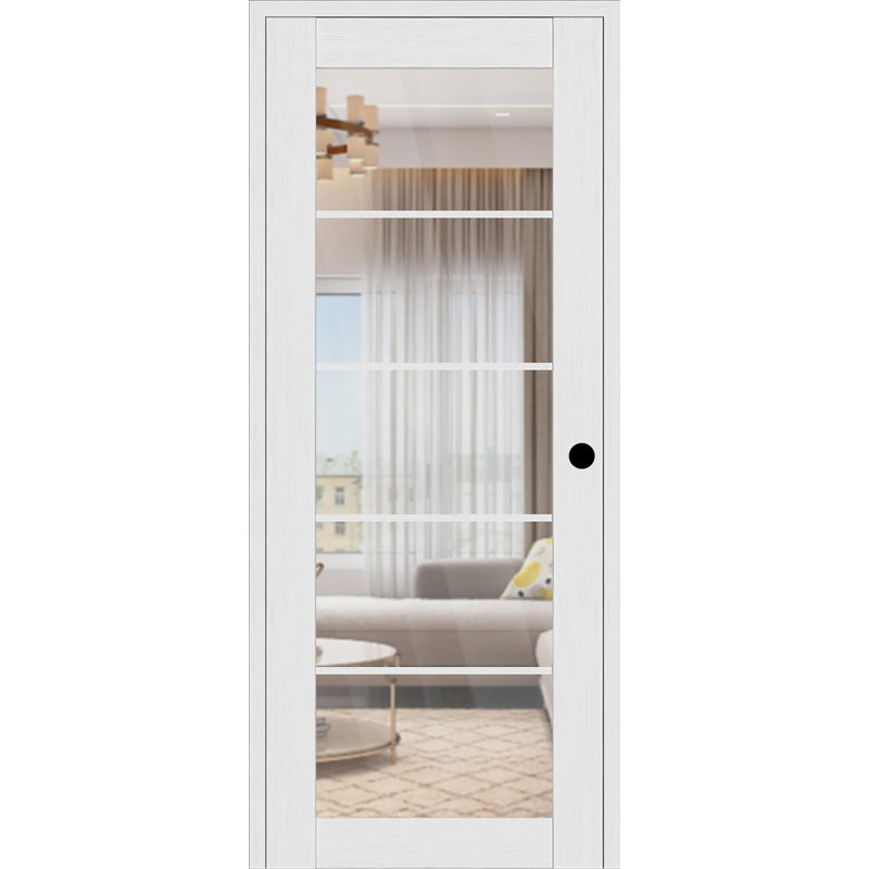 Verre transparent en bois manufacturé Palladio 5 Lite, 27,75 po x 79,37 po, Gauche