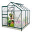 Serre de loisir en polycarbonate à structure en aluminium 6,2 pi x 6,2 pi-92441692-114500707