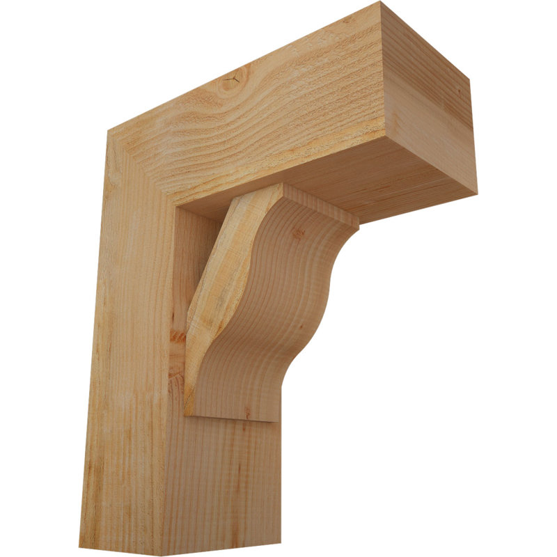 Support Funston Block avec support décalé, 22 X 18, Sapin Douglas de l 8 po (scié brut)