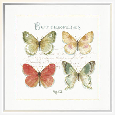 " Rainbow Seeds Butterflies III " by Lisa Audit